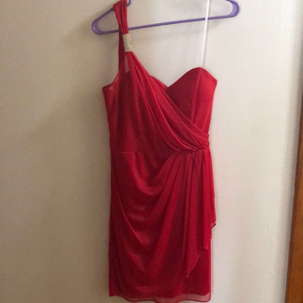 Red, semi formal dress